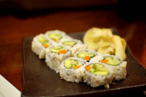 koi restaurant new york vegetable sushi roll